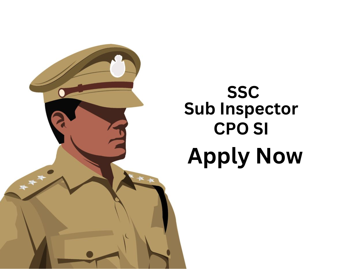 SSC Sub Inspector CPO SI 2025 | Apply Now