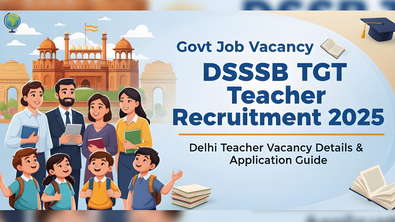DSSSB TGT Teacher Recruitment 2025 — Delhi Teacher Vacancy Details and Application Guide