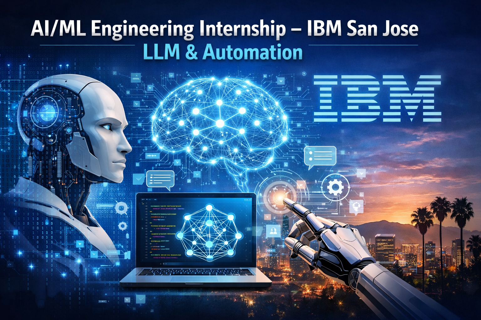 AI/ML Engineering Internship – IBM San Jose | LLM & Automation