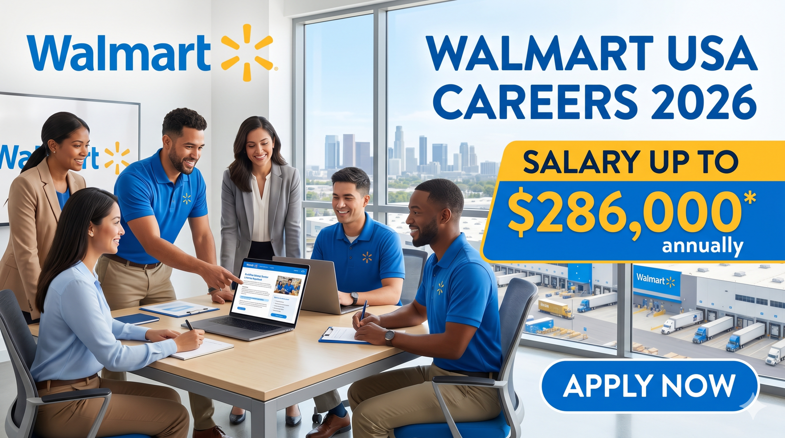 Walmart USA Careers 2026 | Salary Upto $286k | Apply Now