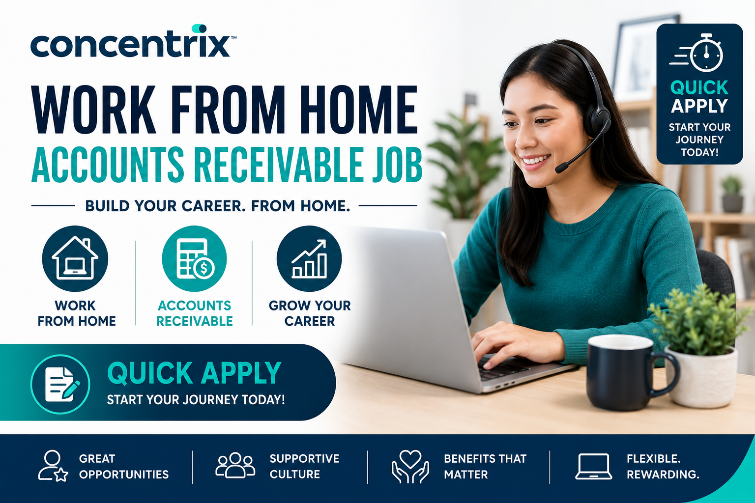 Concentrix Work From Home -2026 | Accounts Receivable Job | Quick Apply