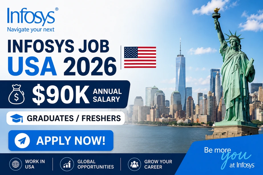 Infosys Job USA 2026 | $90k | Graduates/Freshers | Apply Now