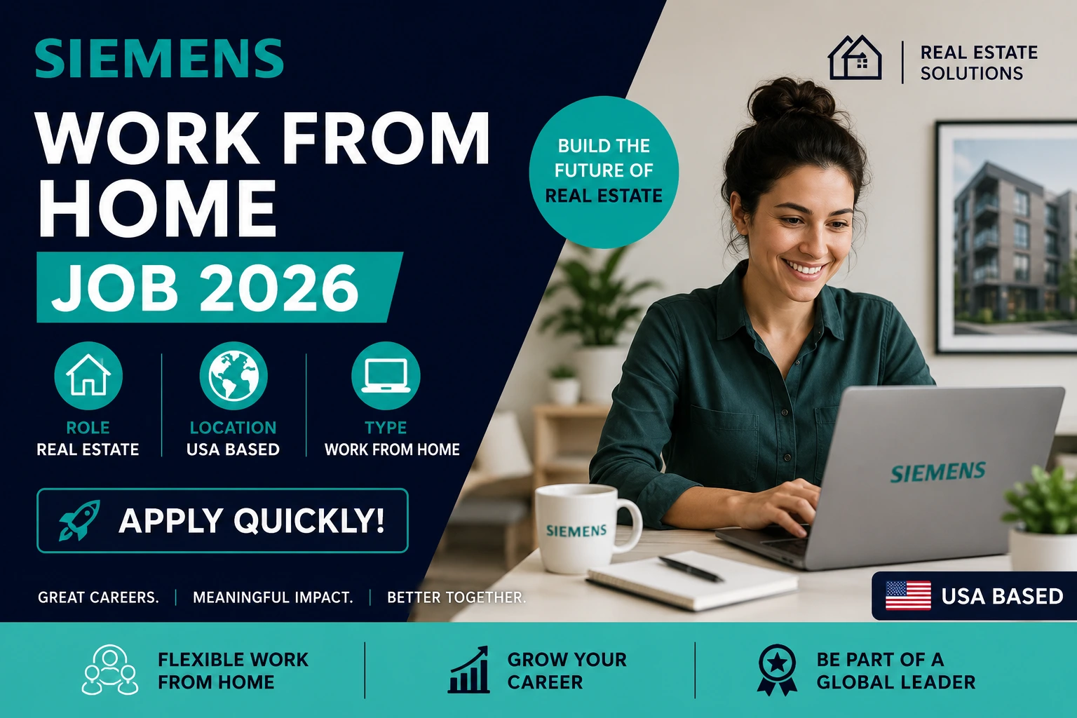 Siemens Work From Home Job | USA Based | Real Estate | May 2026
