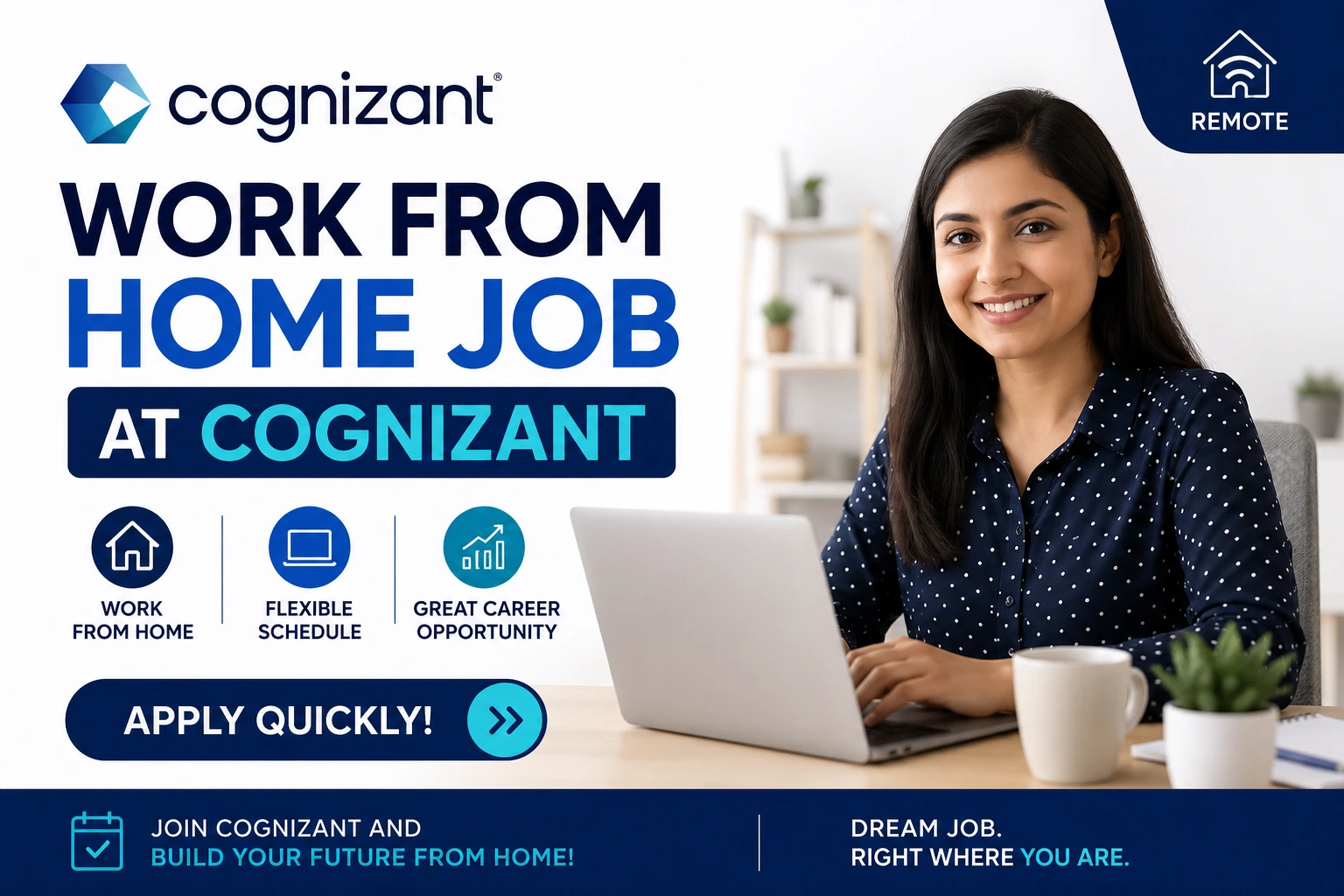 Work From Home Job at Cognizant 2026 | Remote  | Apply Quickly!
