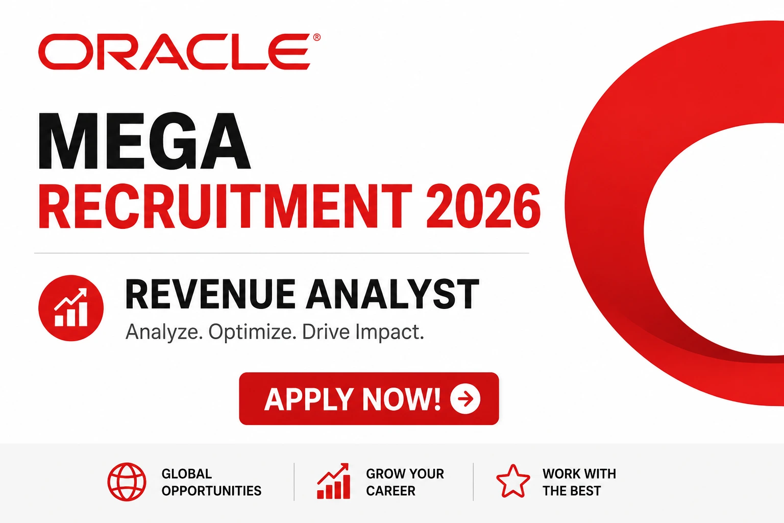 Oracle Mega Recruitment 2026