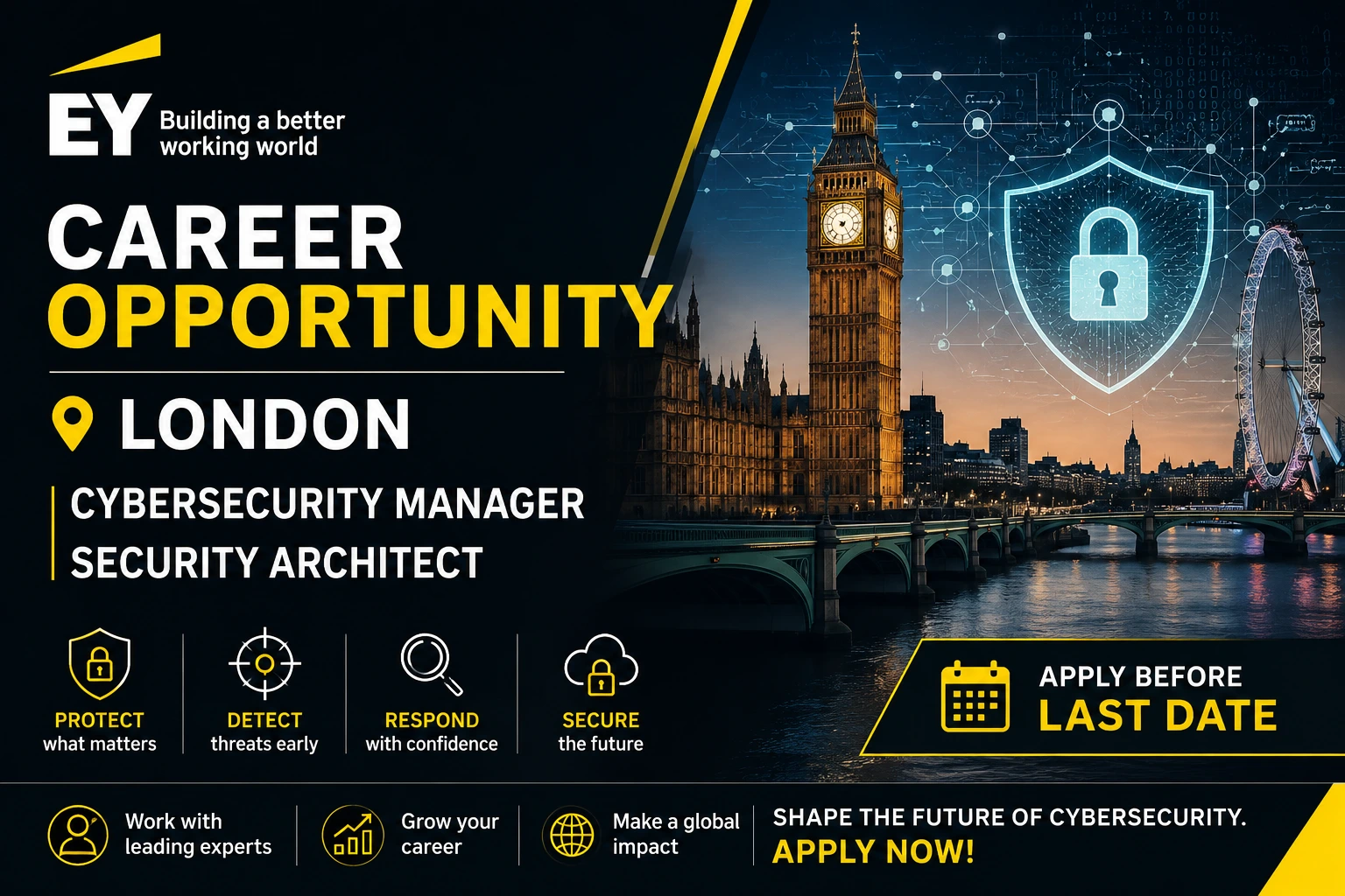 EY Career Opportunity in London | Engineering | Apply Before last Date
