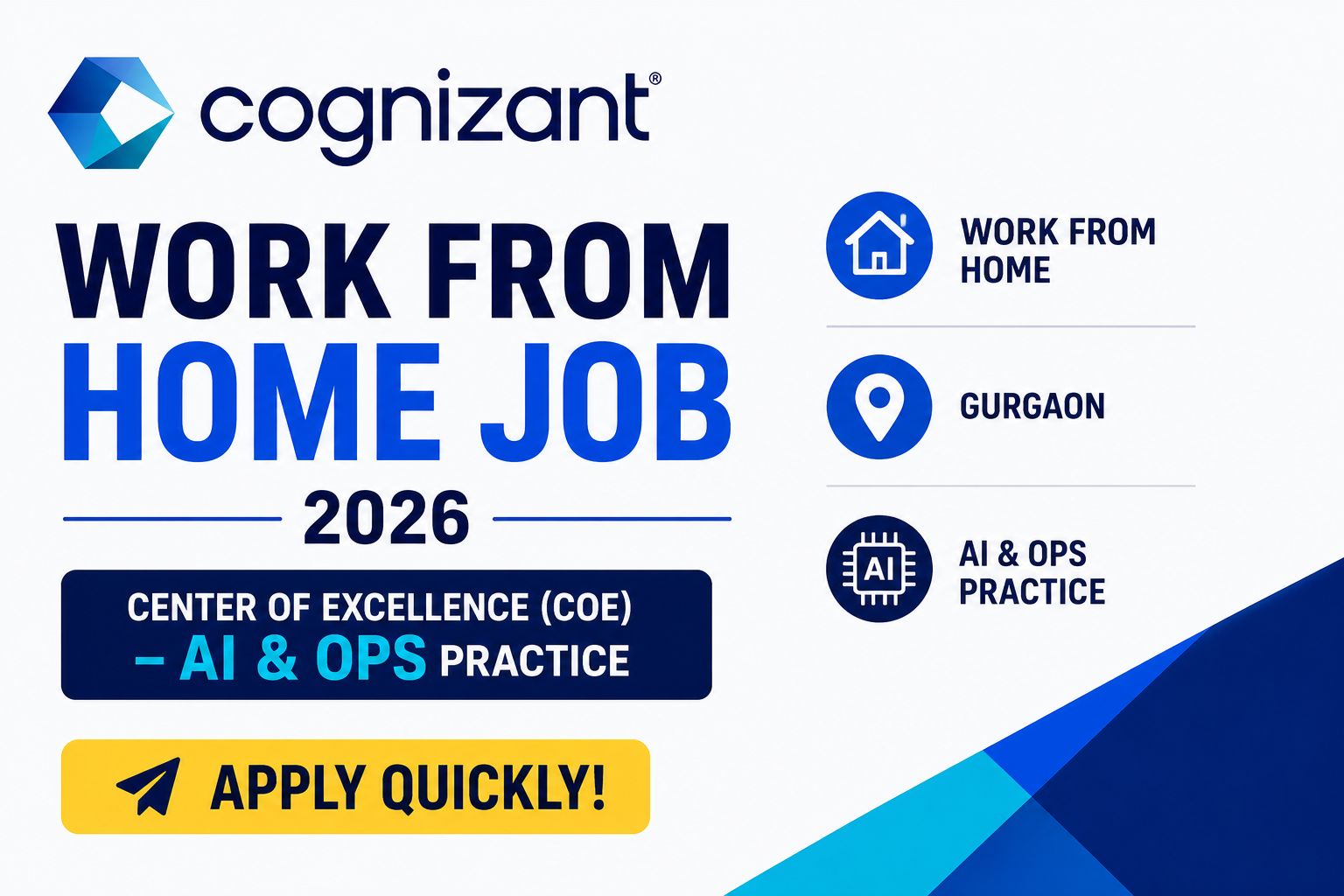 Cognizant Work From Home Job 2026