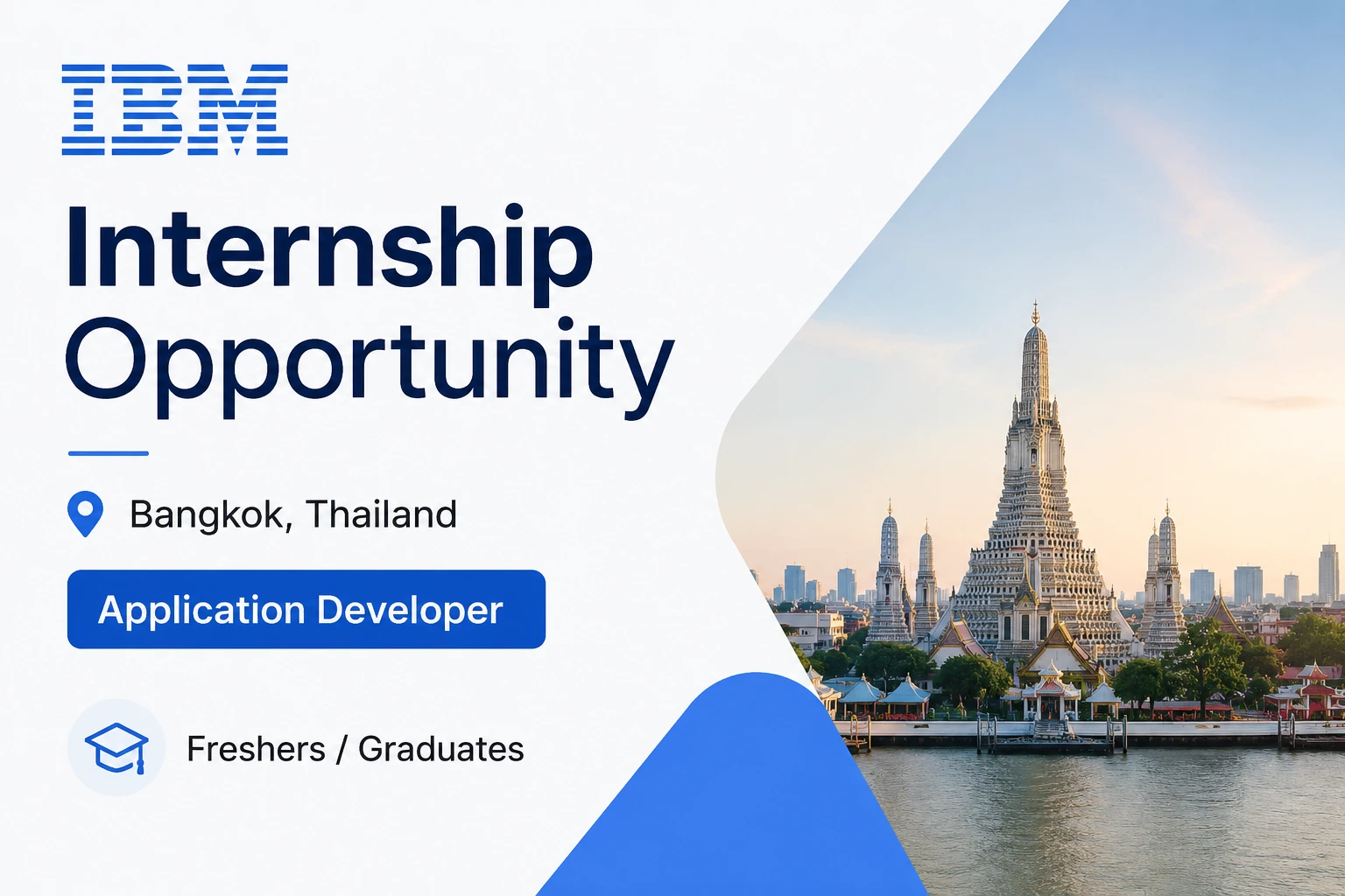 IBM Internship Opportunity in Bangkok | Freshers/Graduates