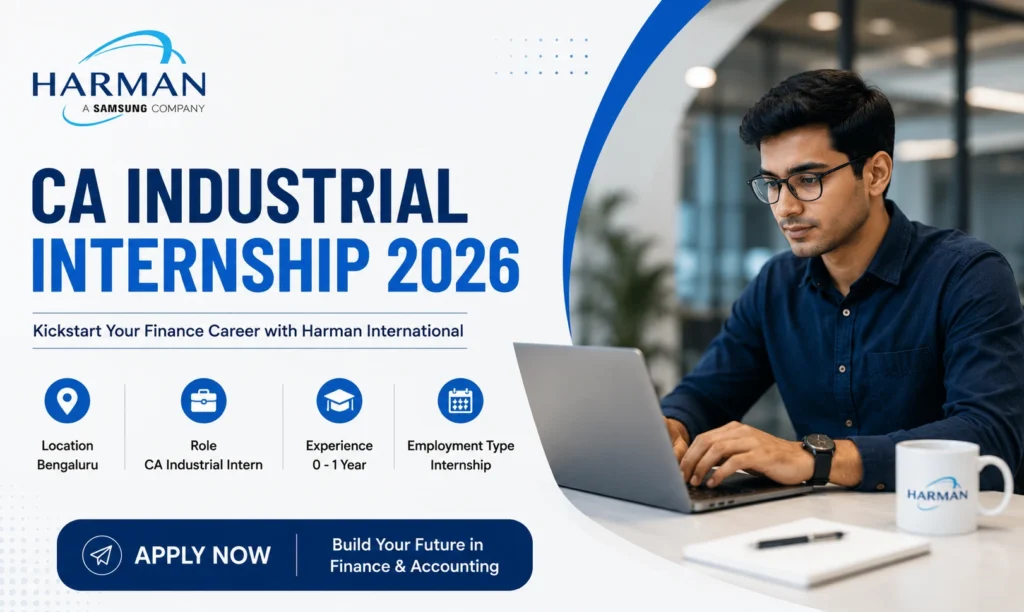 Harman International CA Internship 2026
