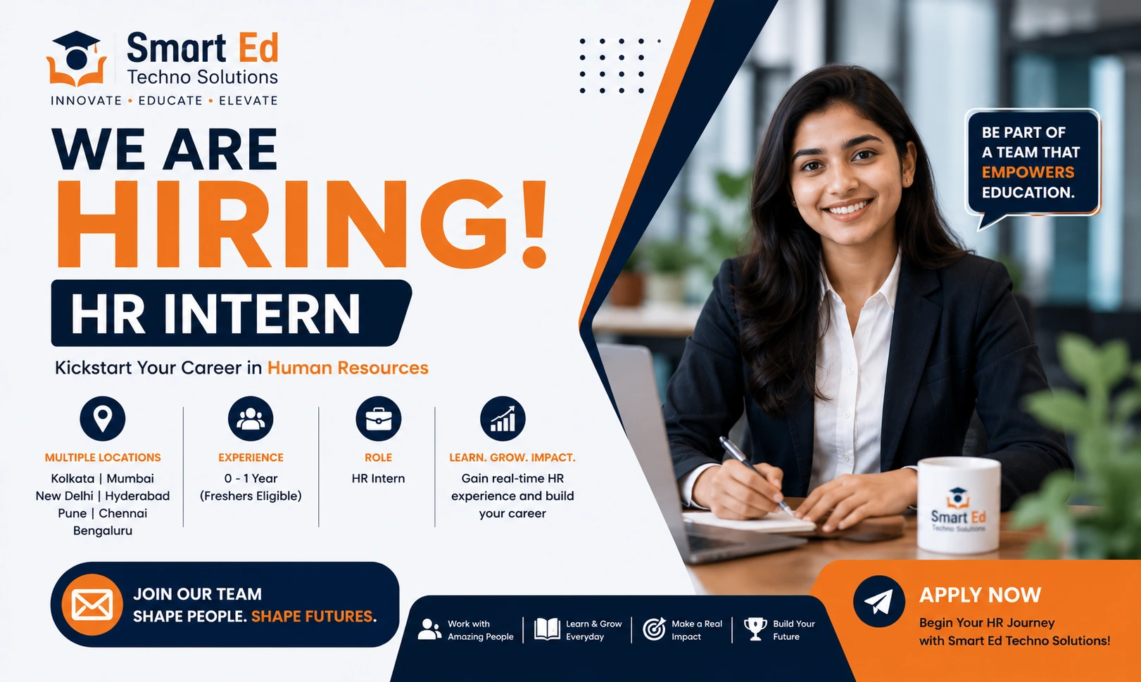 Smart Ed HR Internship 2026 | Freshers Apply Now