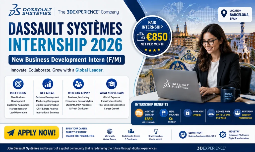 Dassault Systemes Internship 2026