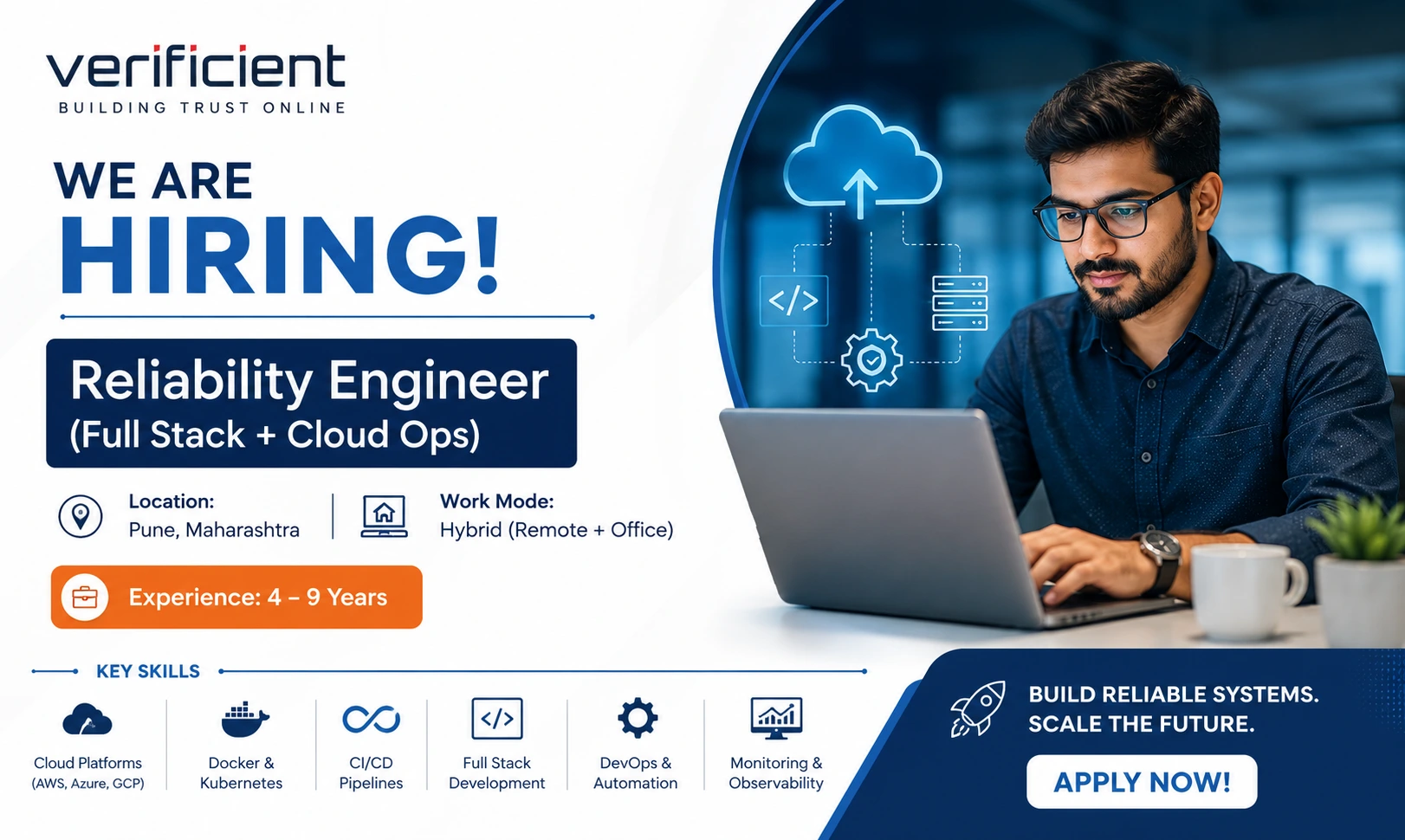 Verificient Remote Work 2026 | Full Stack Cloud Operations Engineer