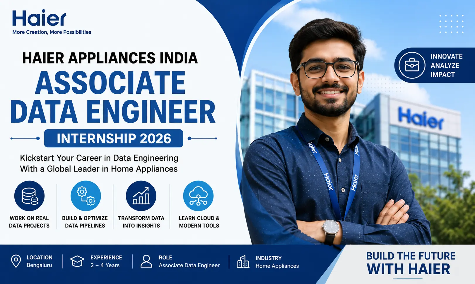 Haier Internship 2026 | Associate Data Engineer Opportunity