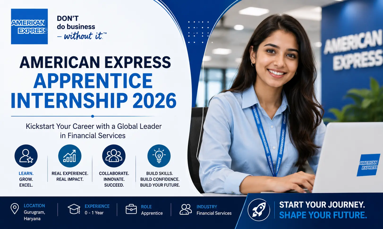 American Express Internship 2026 | Apprentice Program for Graduates