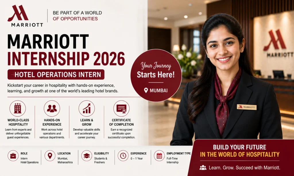Marriott Internship 2026