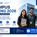 HCLTech Campus Hiring 2026