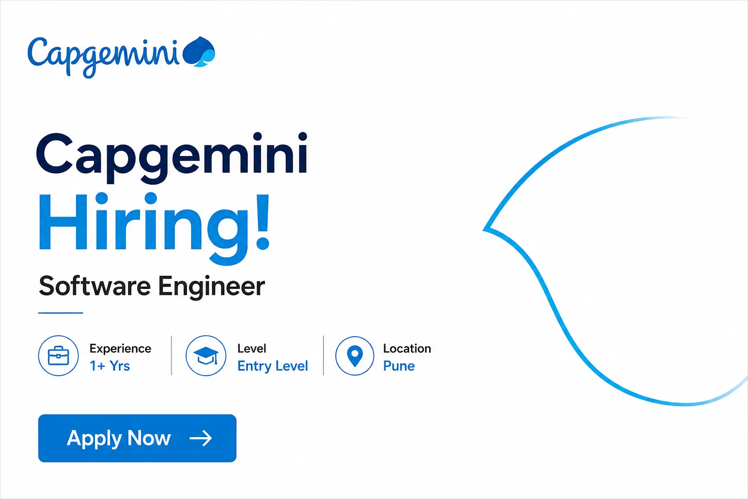 Capgemini Hiring for Software Engineer